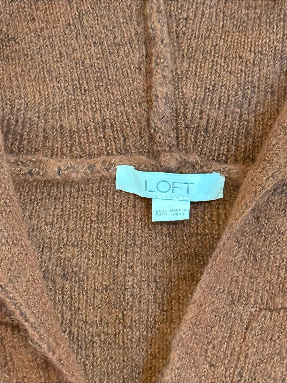 Loft Cooper Hooded Knit Women’s XS / S Poncho Sweater